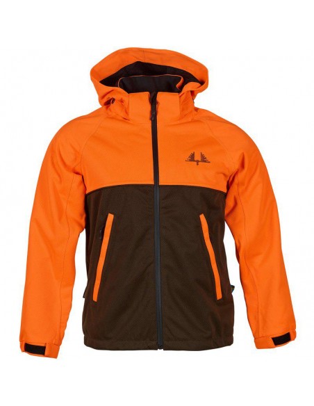 veste de chasse orange enfant | SWEDTEAM RIDGE JUNIOR | vue de face