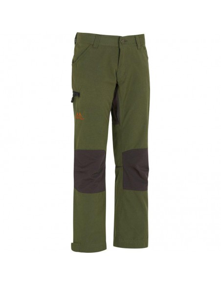 Pantalon de chasse pour enfant vert | SWEDTEAM LYNX JUNIOR | vue de face