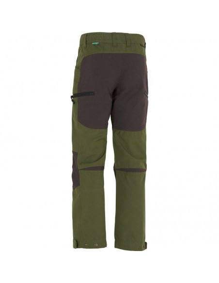 Pantalon de chasse pour enfant vert | SWEDTEAM LYNX JUNIOR | vue de dos