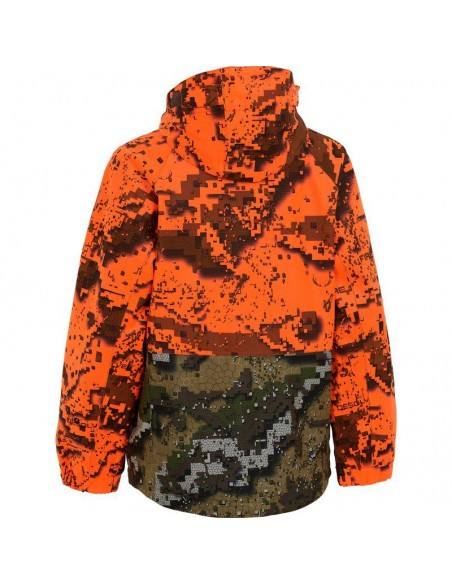 Veste de camouflage enfant orange | SWEDTEAM RIDGE JUNIOR | vue de dos